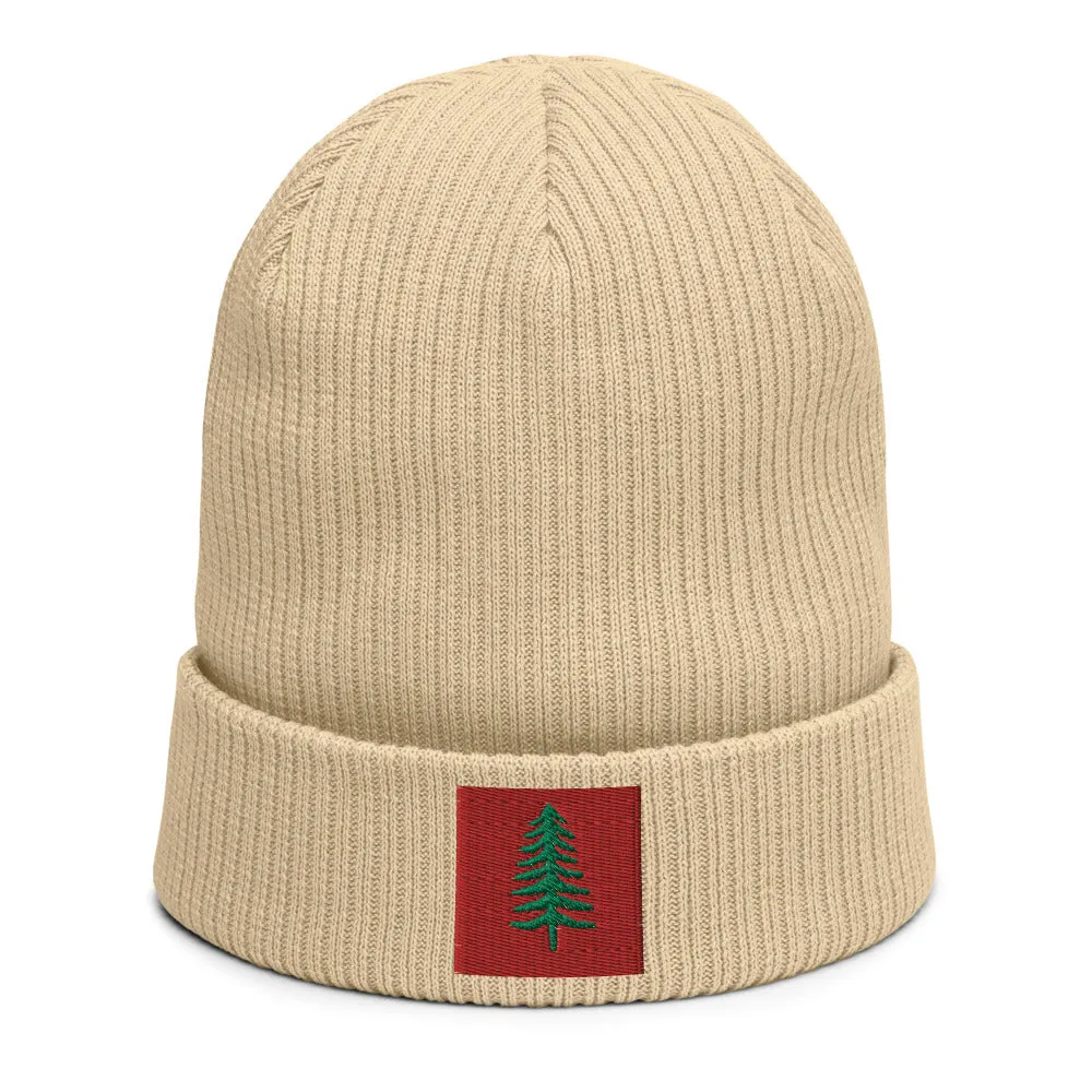 Lone Pine Sand Organic Ribbed Beanie