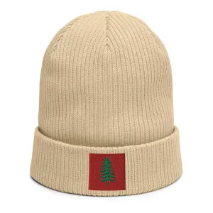 Lone Pine Sand Organic Ribbed Beanie