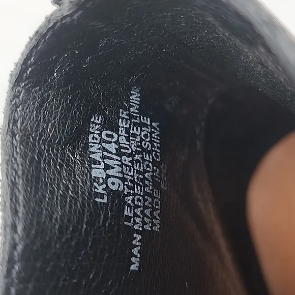 🐨LUCKY BRAND🐨BRANDRE🐨LEATHER  SOFT ALMOND-TOE STACKED HEEL  LADIES 9 NWOB🐨