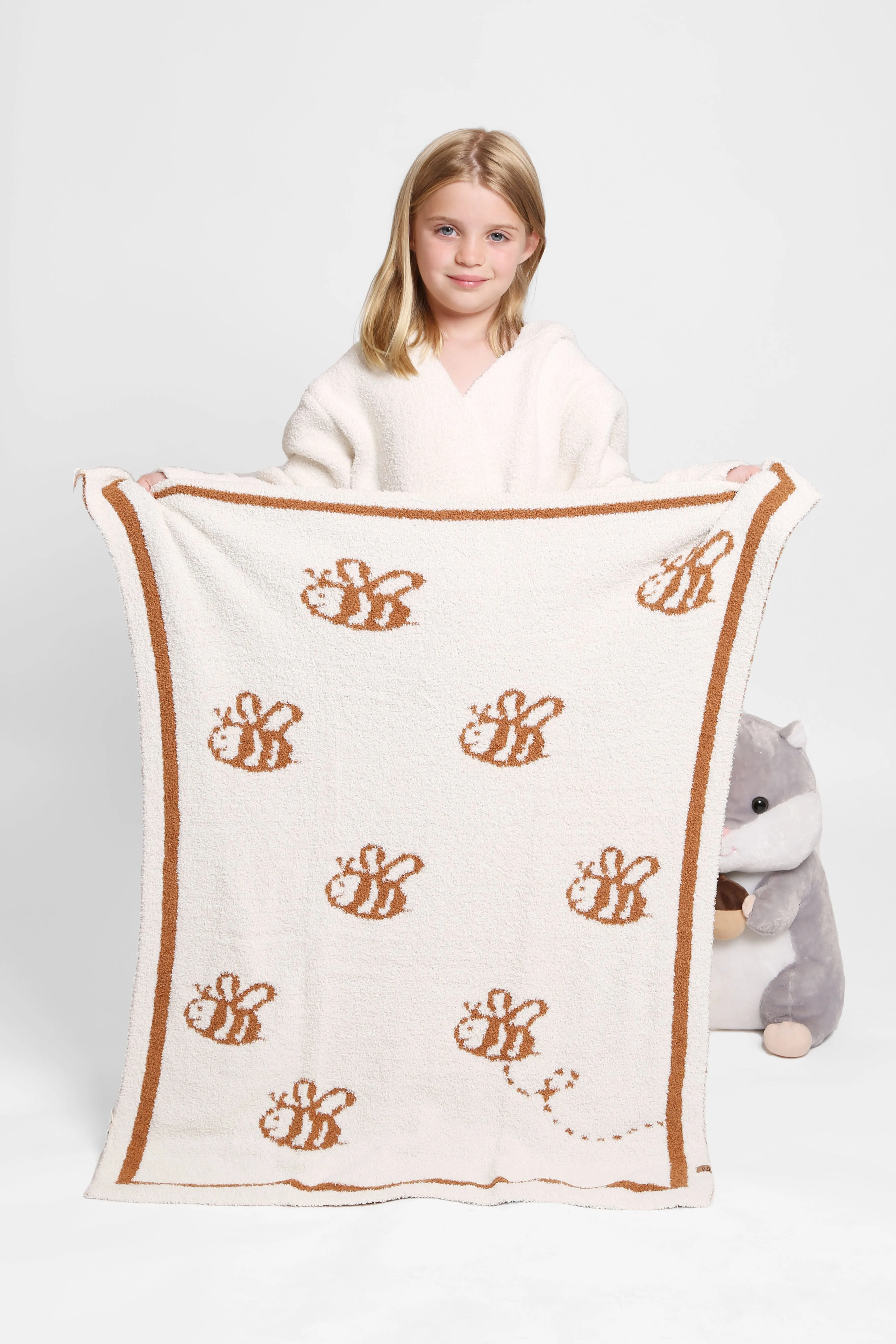 Luxury Cozy Kids Blanket - Bees