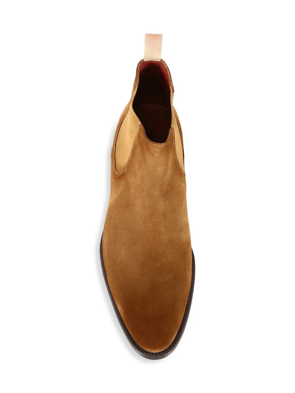 MAGNANNI - Snuff Suede Round Toe 'Rubber Sole' Chelsea Boots - 9