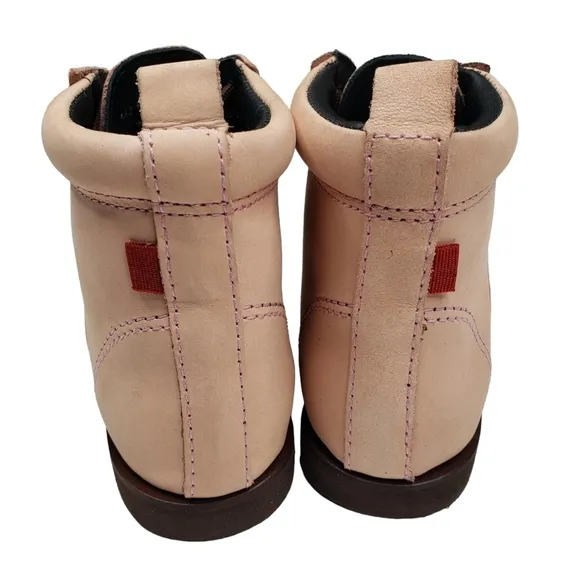 Marc Joseph | NIB Gramercy Blush Nubuck Leather High Top Booties Girl's 13.5
