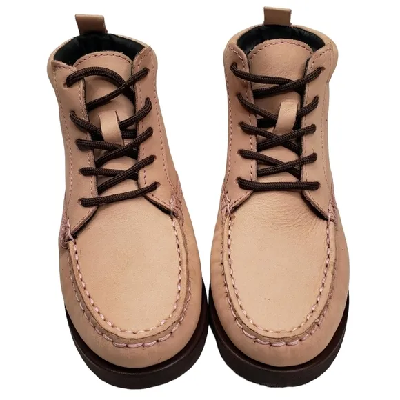 Marc Joseph | NIB Gramercy Blush Nubuck Leather High Top Booties Girl's 13.5