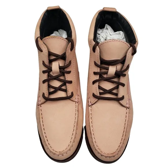 Marc Joseph | NIB Gramercy Blush Nubuck Leather High Top Booties Girl's 2.5