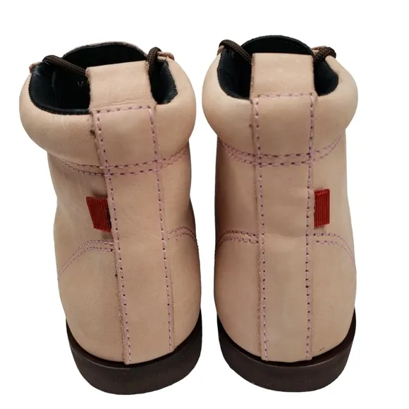 Marc Joseph | NIB Gramercy Blush Nubuck Leather High Top Booties Girl's 2.5