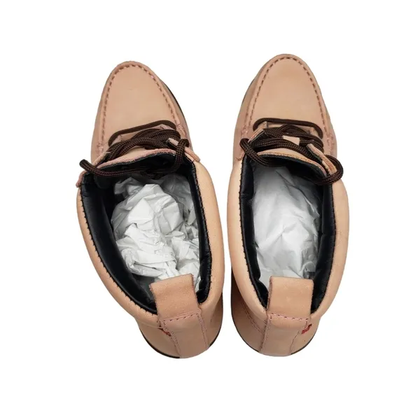 Marc Joseph | NIB Gramercy Blush Nubuck Leather High Top Booties Girl's 2.5
