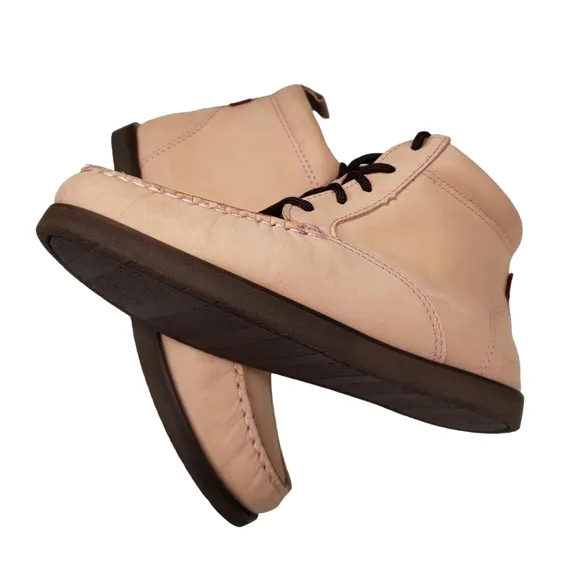 Marc Joseph | NIB Gramercy Blush Nubuck Leather High Top Booties Girl's 2.5