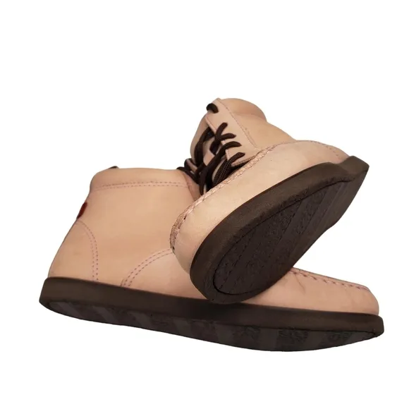 Marc Joseph | NIB Gramercy Blush Nubuck Leather High Top Booties Girl's 2.5