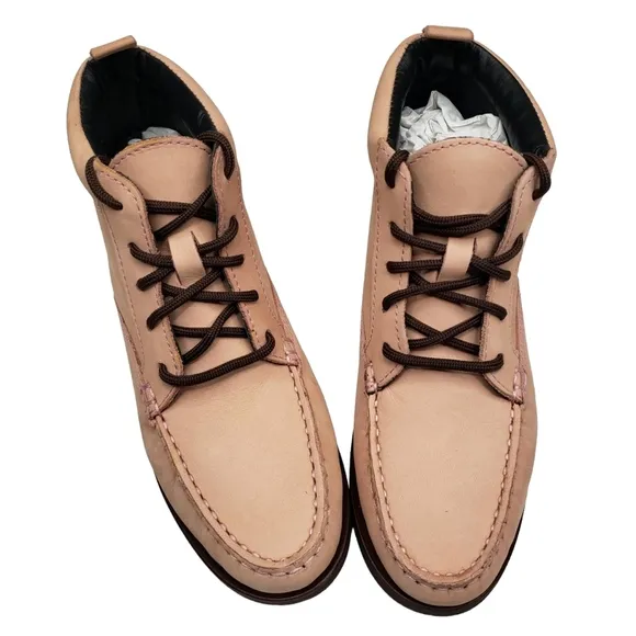 Marc Joseph | NIB Gramercy Blush Nubuck Leather High Top Booties Girl's 2.5