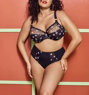 Matilda Plunge Bra In Black Dot - Elomi