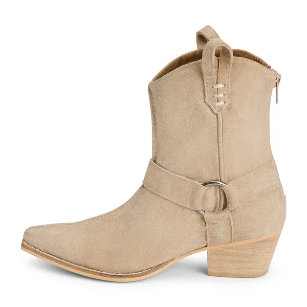 Matisse Tombstone Suede Western Ankle Boot