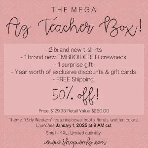 Mega Ag Teacher Box 2025