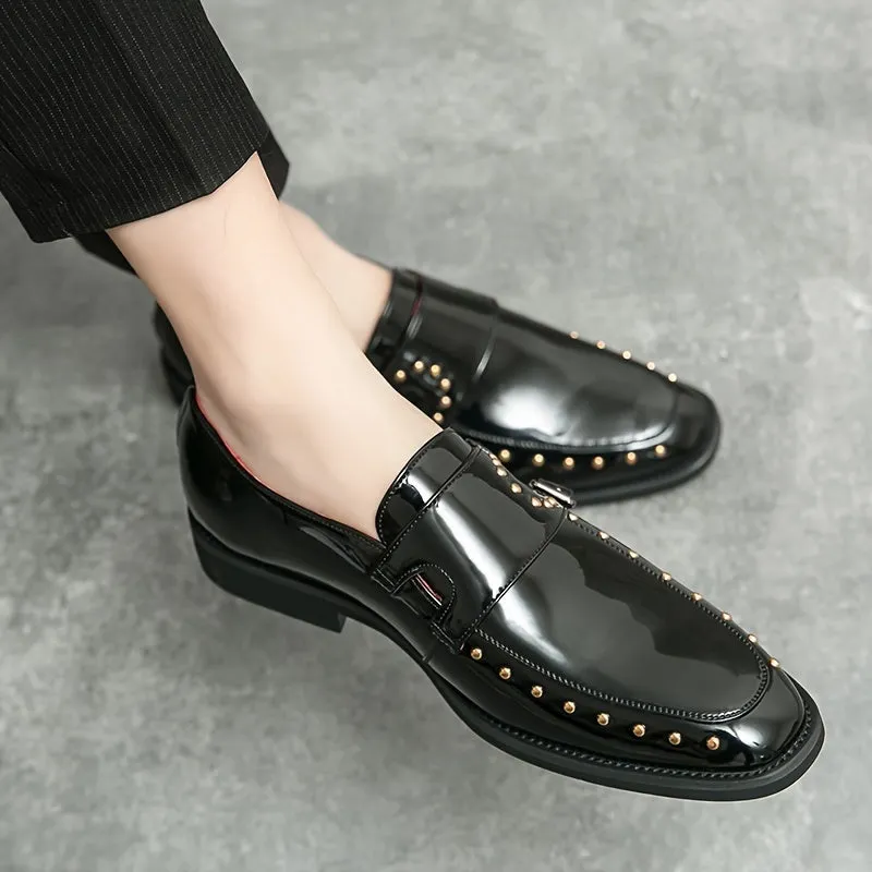 Men's Chic Vintage LowTop Leather Monk Shoes