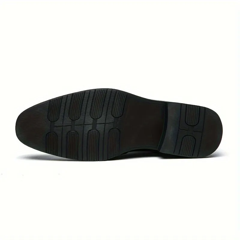 Men's Chic Vintage LowTop Leather Monk Shoes