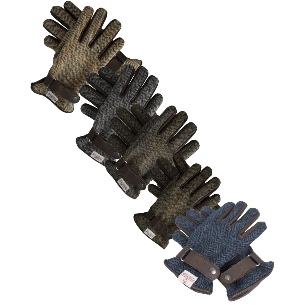 Men's Harris Tweed Gloves - Five Colors