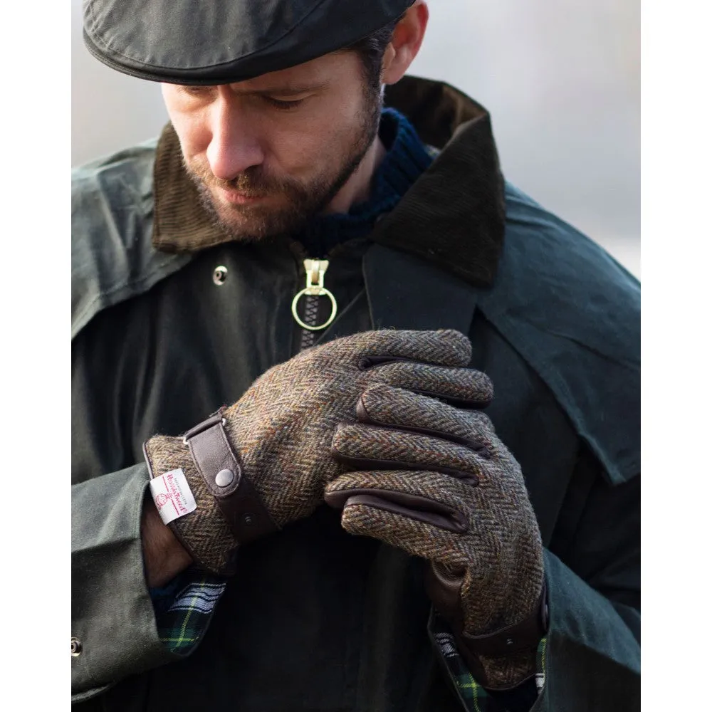 Men's Harris Tweed Gloves - Five Colors