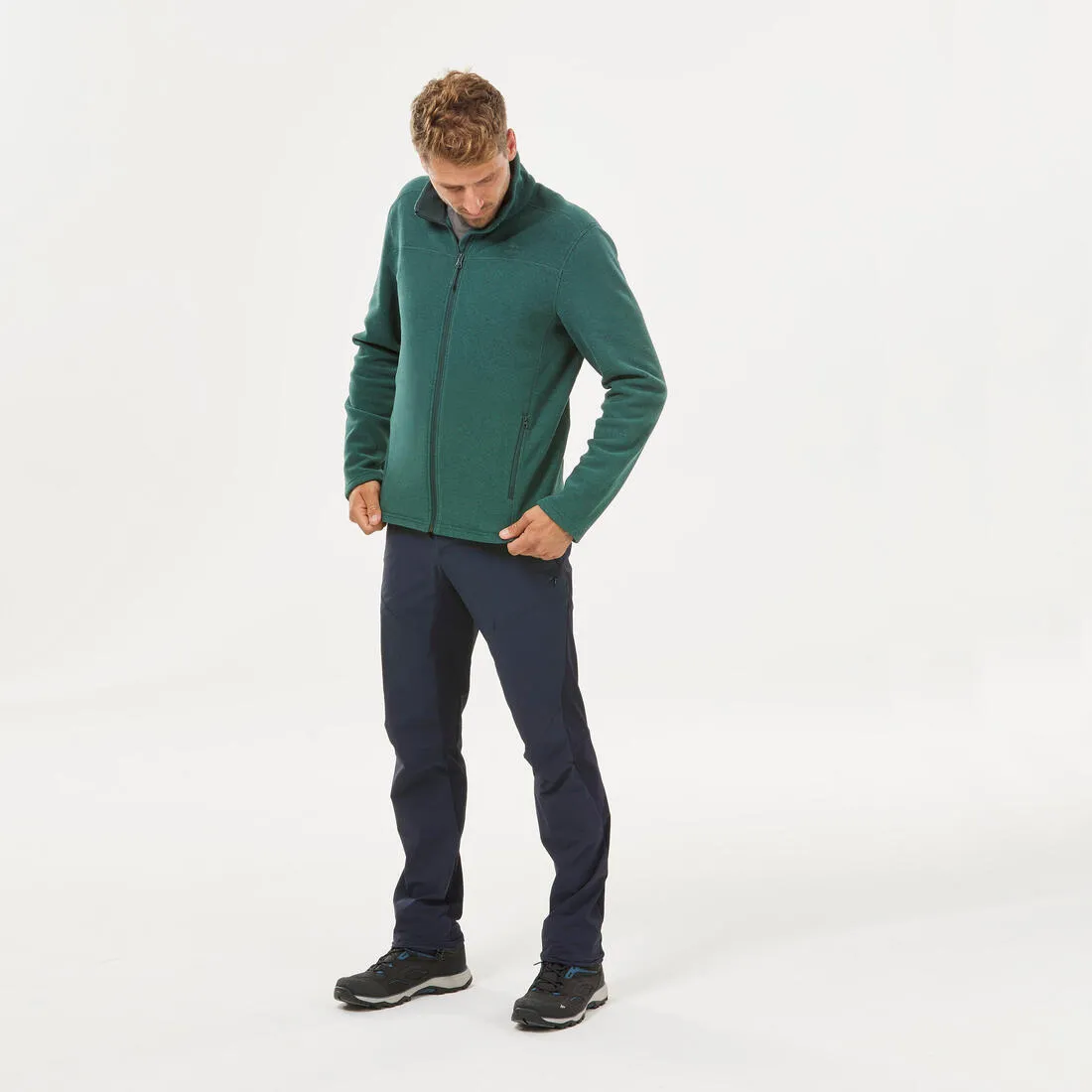 Men’s Hiking Fleece Jacket mh100