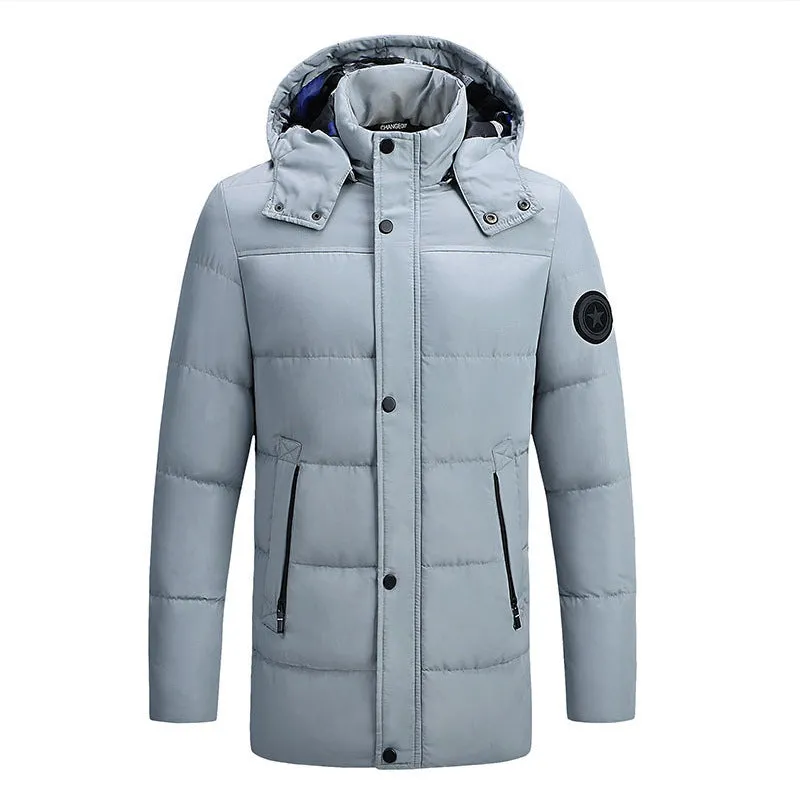 Men's Padded Down Cotton Heated Jacket