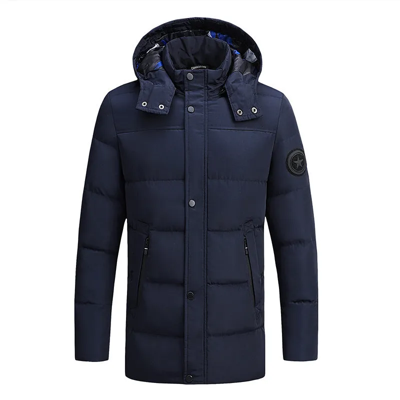 Men's Padded Down Cotton Heated Jacket
