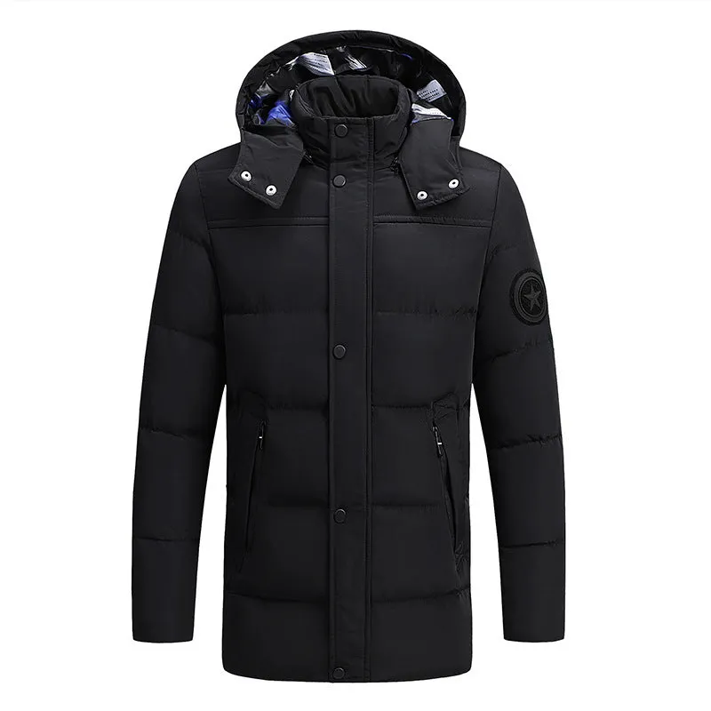 Men's Padded Down Cotton Heated Jacket
