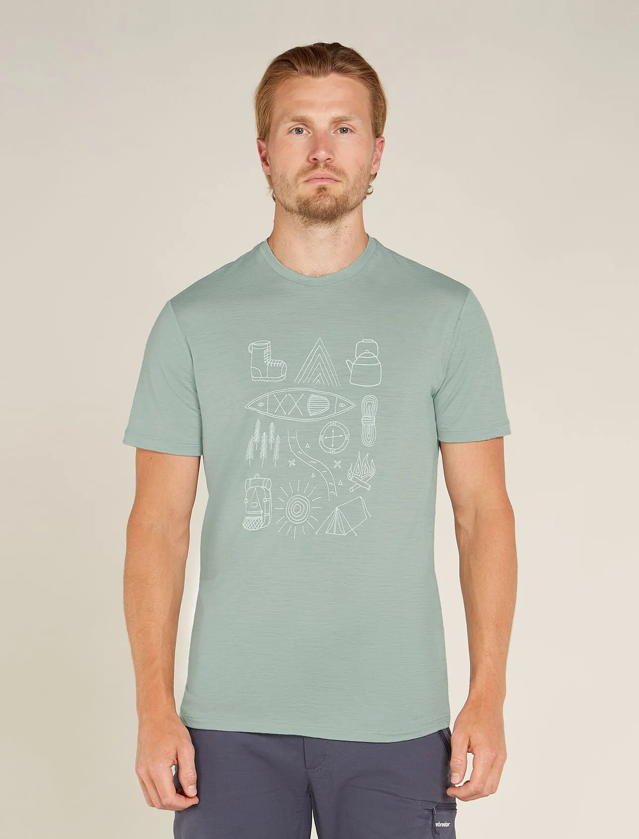 Merino 150 Tech Lite Short Sleeve T-Shirt Camp Essentials (Men's) - IB0A571X - Past Season