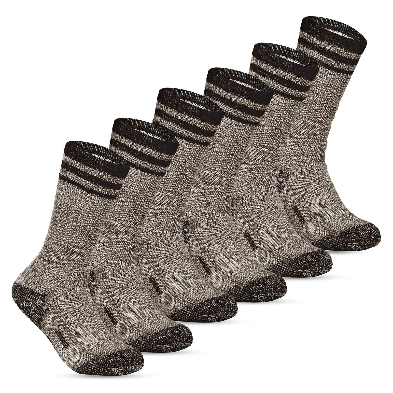 Merino Heavyweight Crew Socks- 3PK