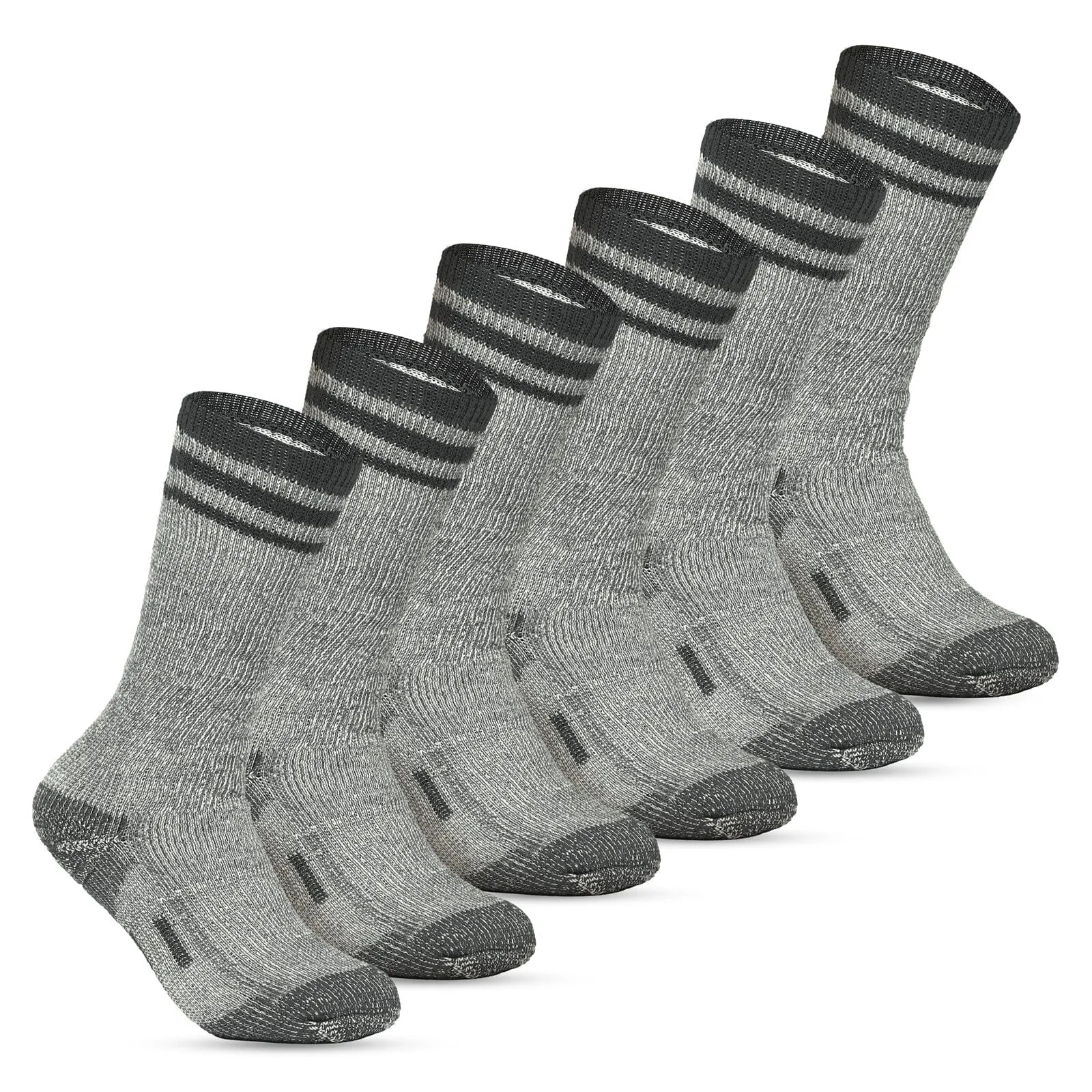 Merino Heavyweight Crew Socks- 3PK