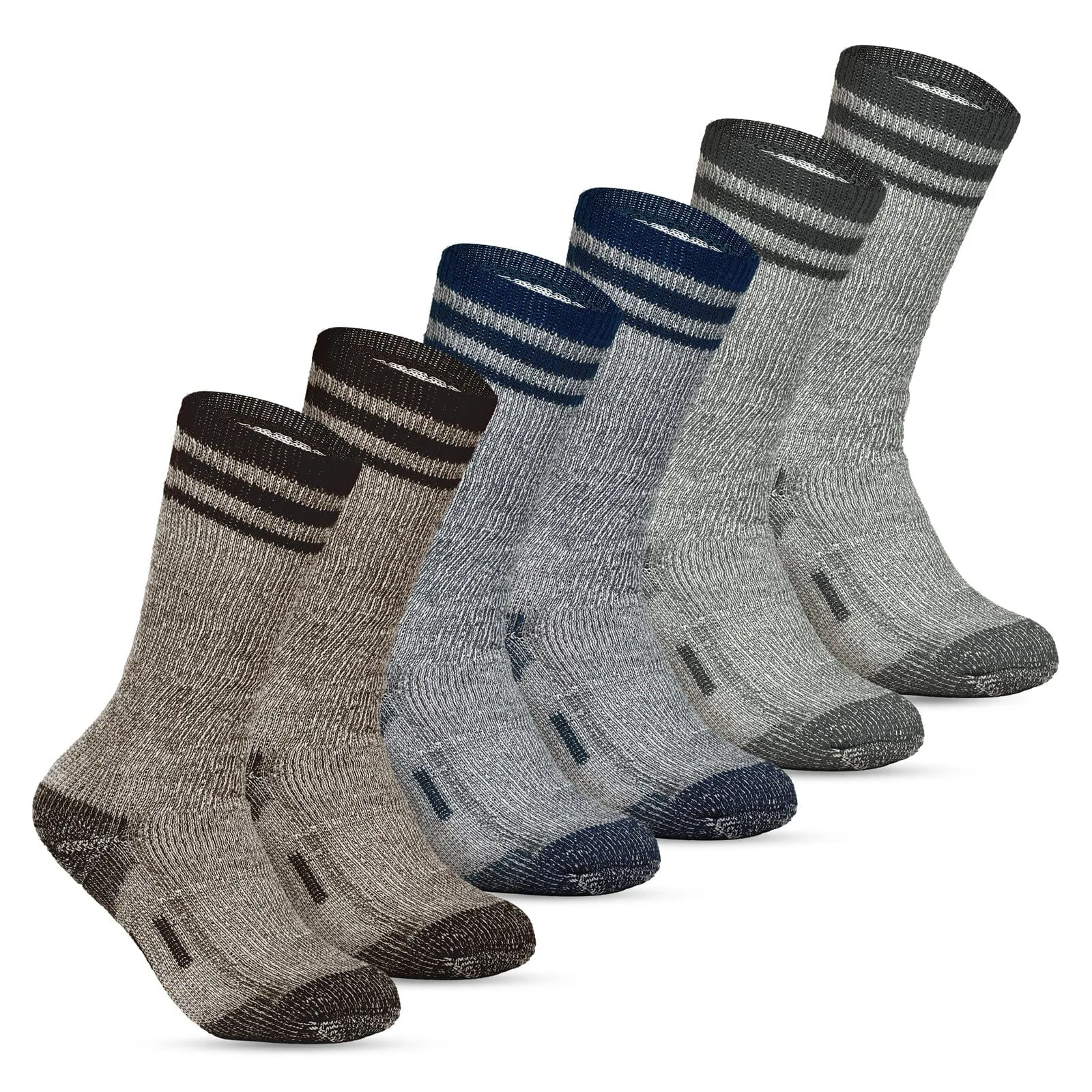 Merino Heavyweight Crew Socks- 3PK