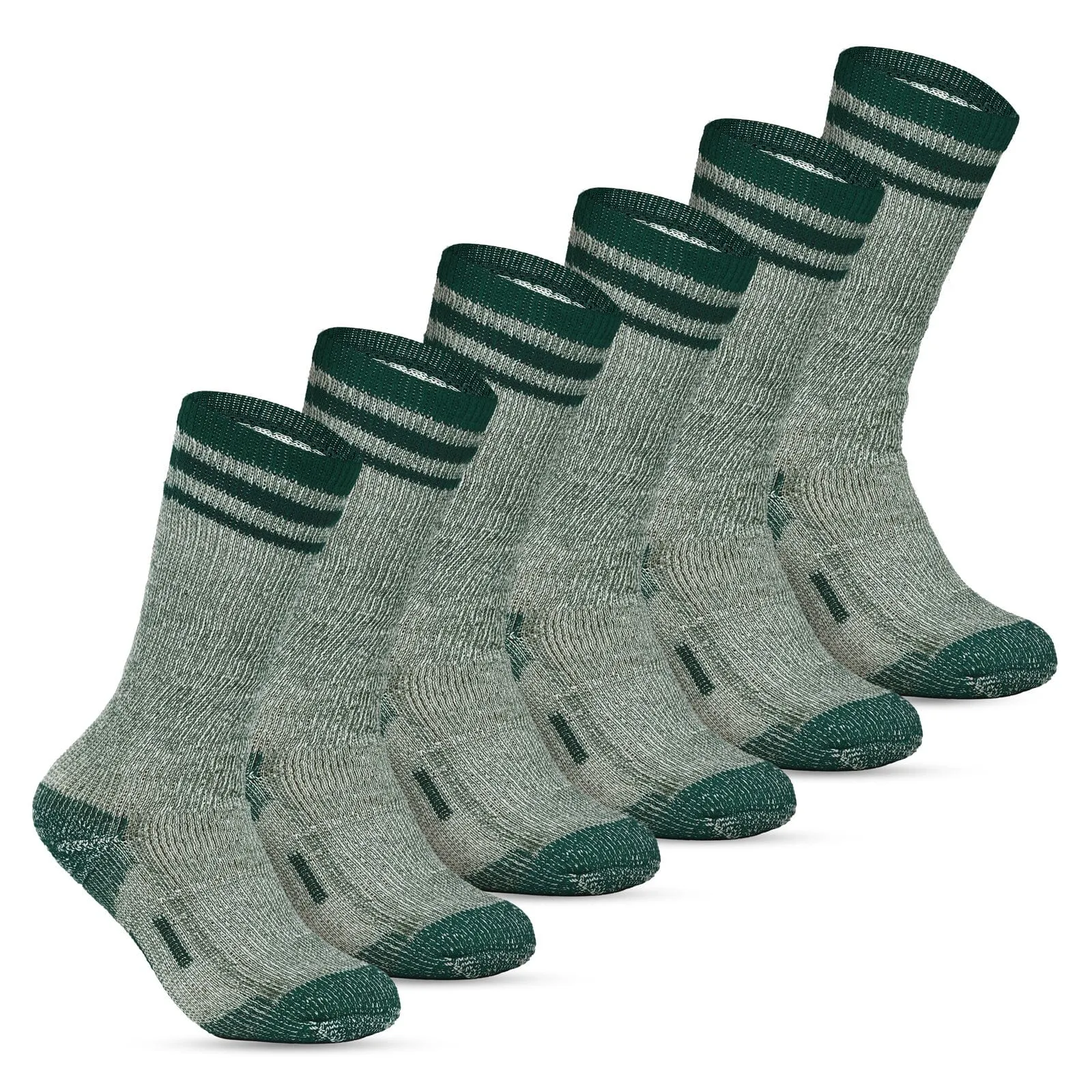 Merino Heavyweight Crew Socks- 3PK
