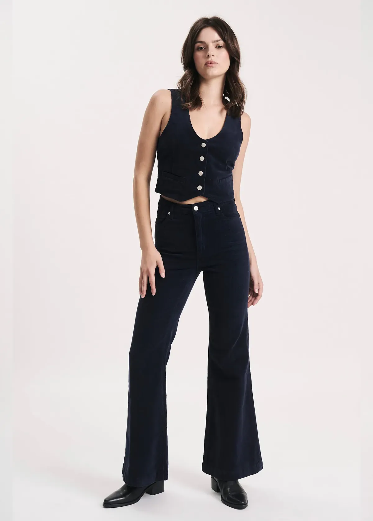 Navy Corduroy Eastcoast Flares