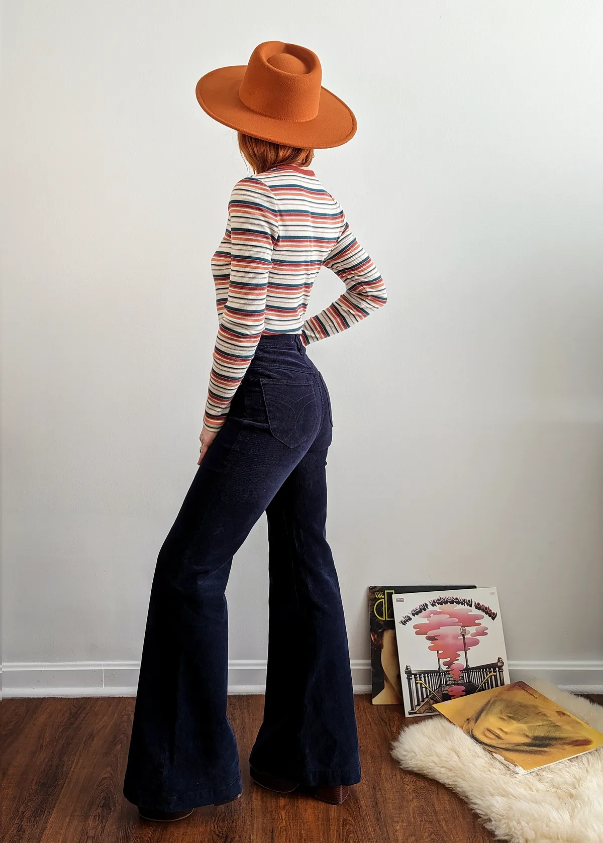 Navy Corduroy Eastcoast Flares