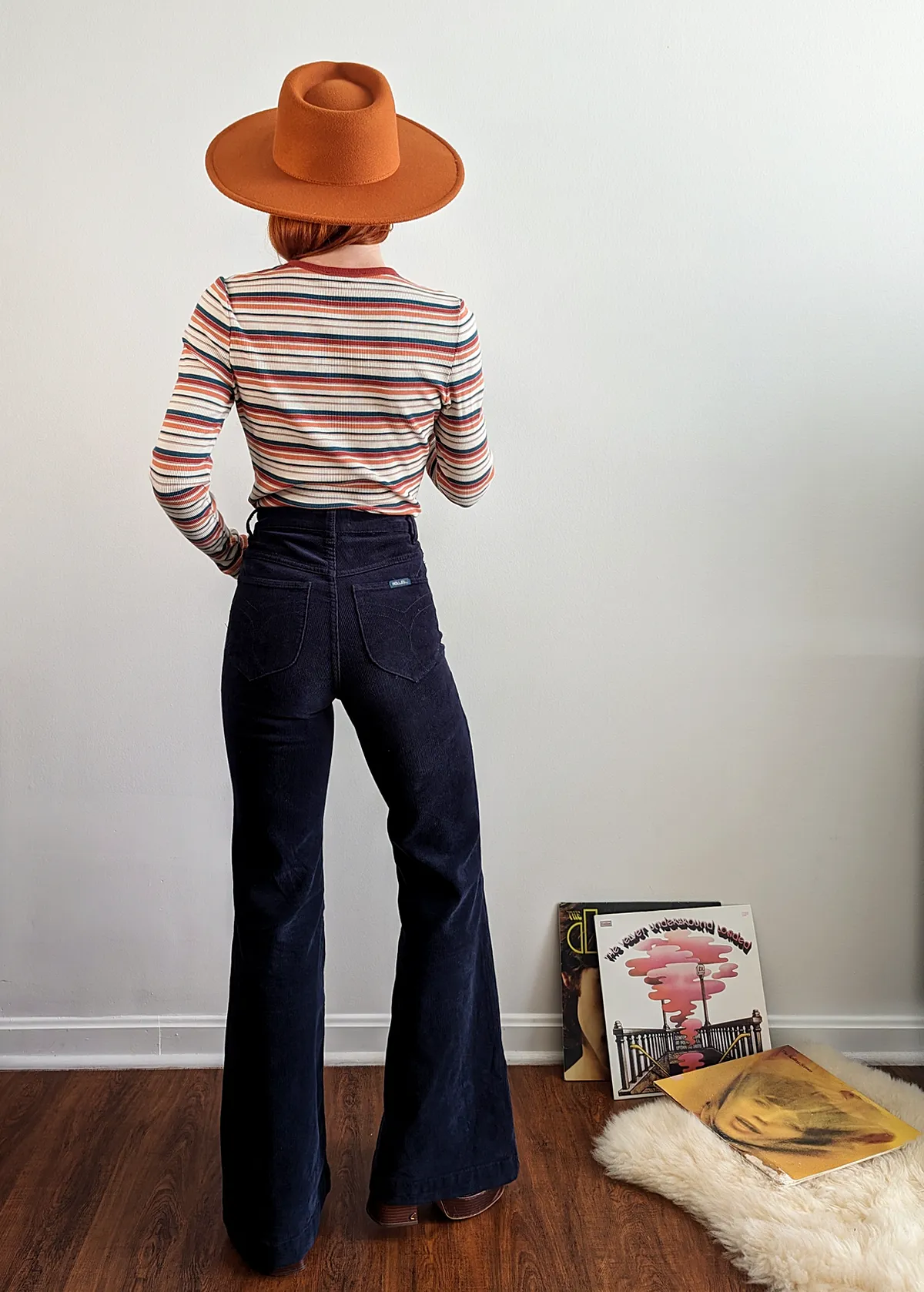 Navy Corduroy Eastcoast Flares