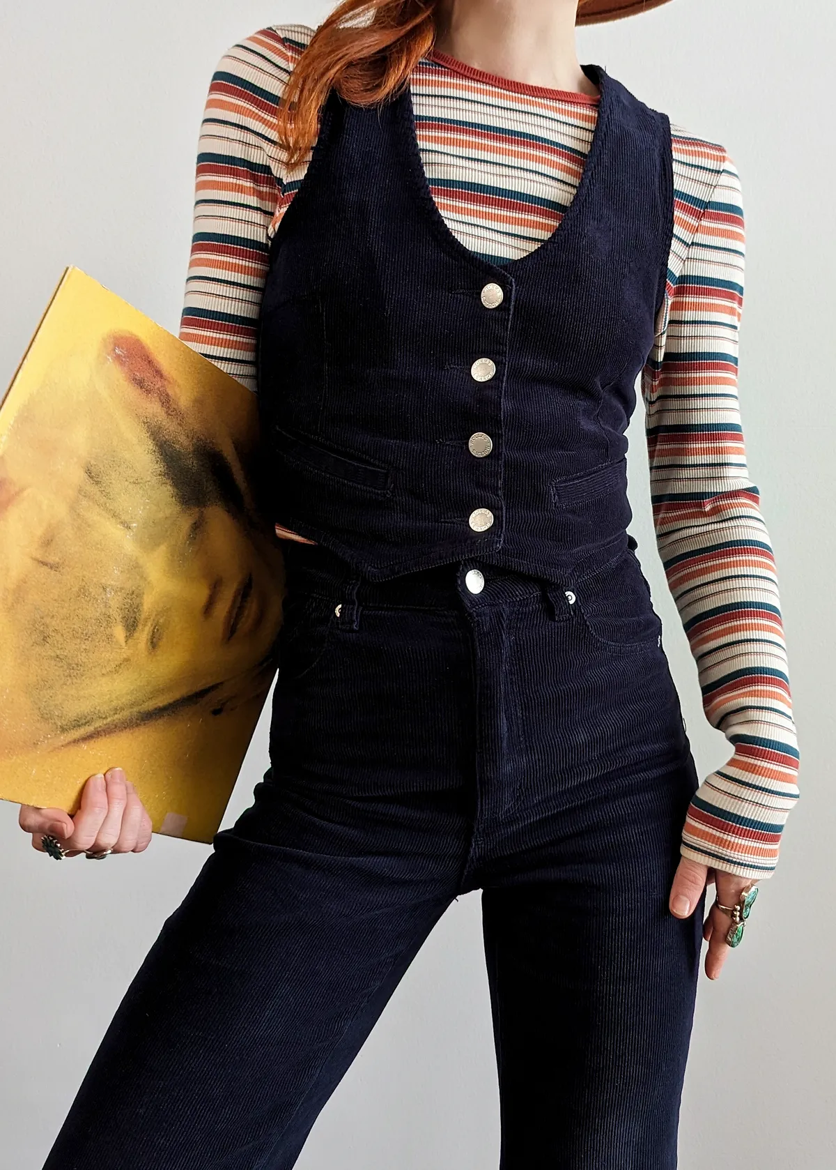 Navy Corduroy Eastcoast Flares