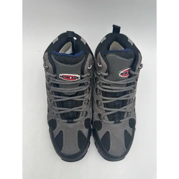 NEW Iron Age SURVEYOR Men's Hiking Boot Grey/Black US Size 11 Medium NIB