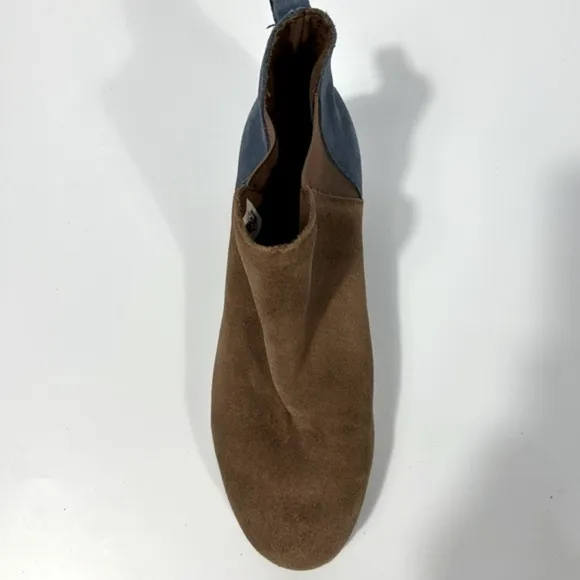 NEW TOMS Youth Esme Bark Suede Booties Size Y5.5