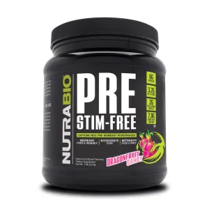 Nutrabio PRE Workout Stimulant Free