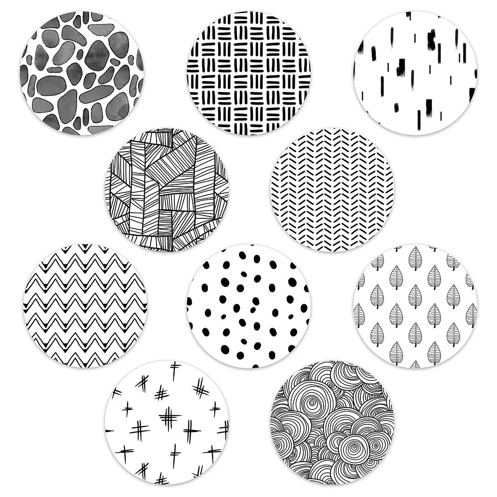 Omnipod Black & White Mix Design Patches