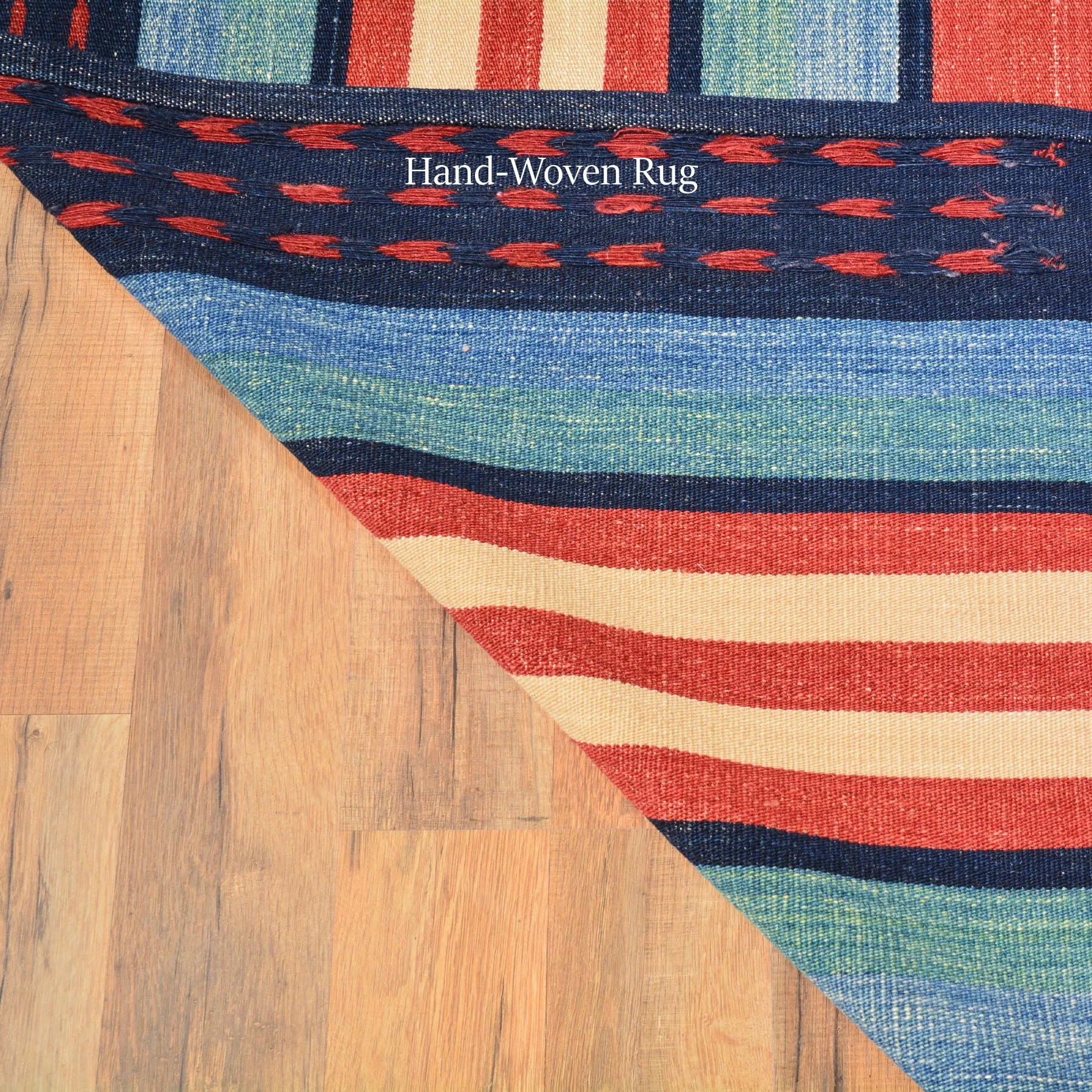 One Of A Kind Gabbeh Style Kilim Wool Rug (Size 9.7 X 12.2) Brral-2181