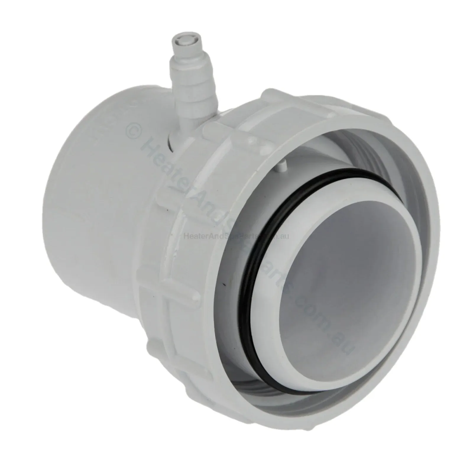 Onga / Balboa Spa Bath Pump Union Fitting w/ Air Bleed - Discharge Outlet