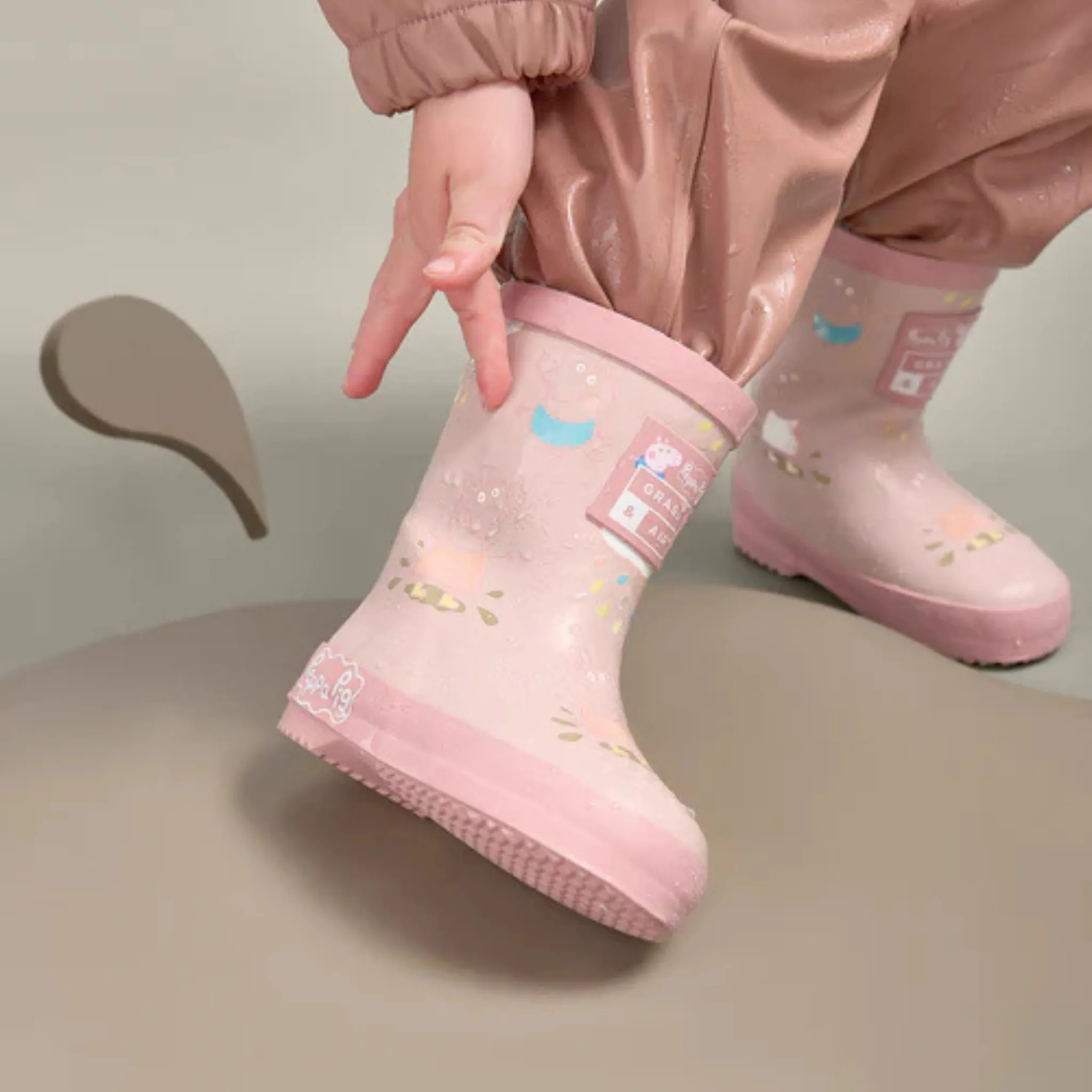 Peppa Pig Pink Colour-Changing Wellies