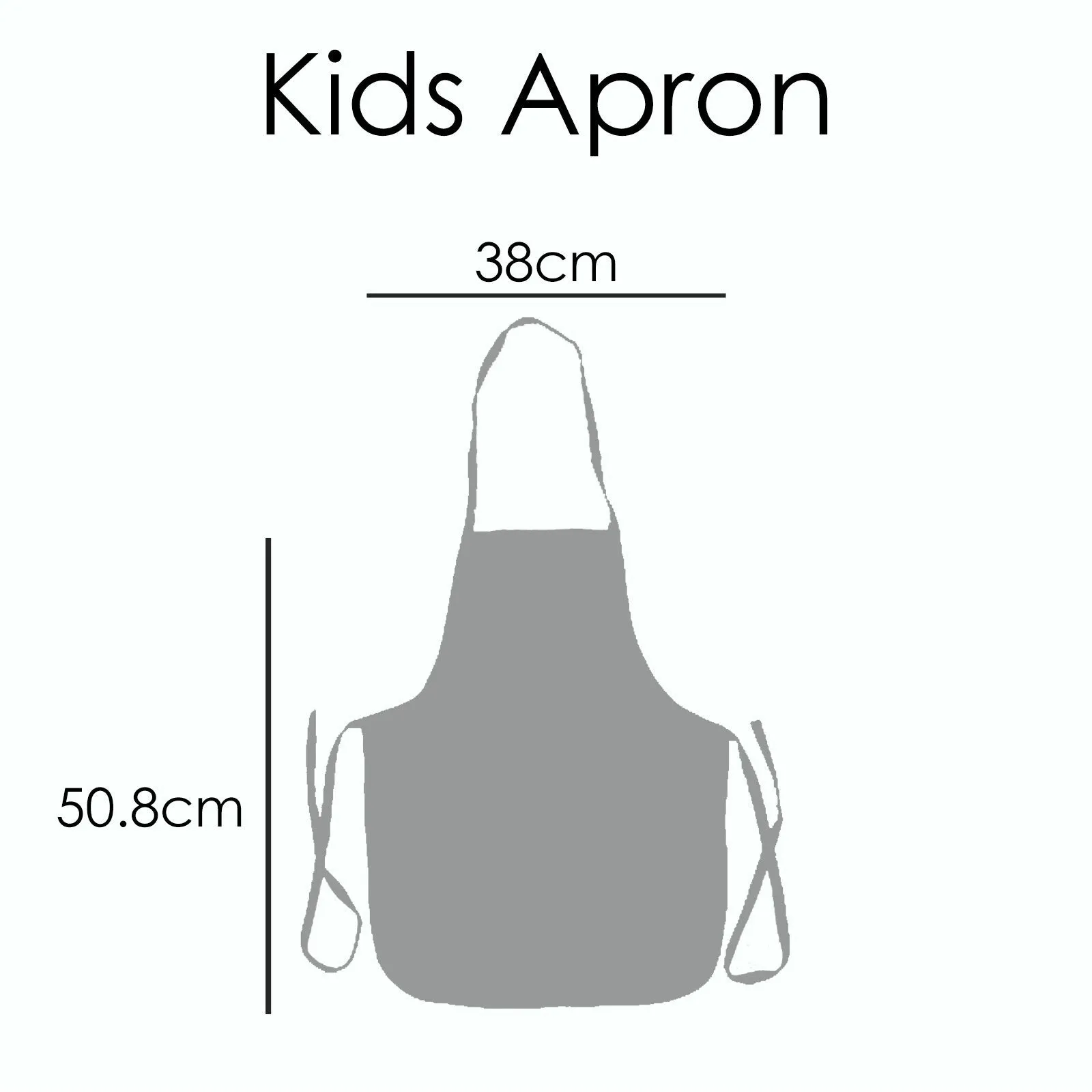 Personalised Canvas Apron with Stylish Text and Love Heart Birds Print