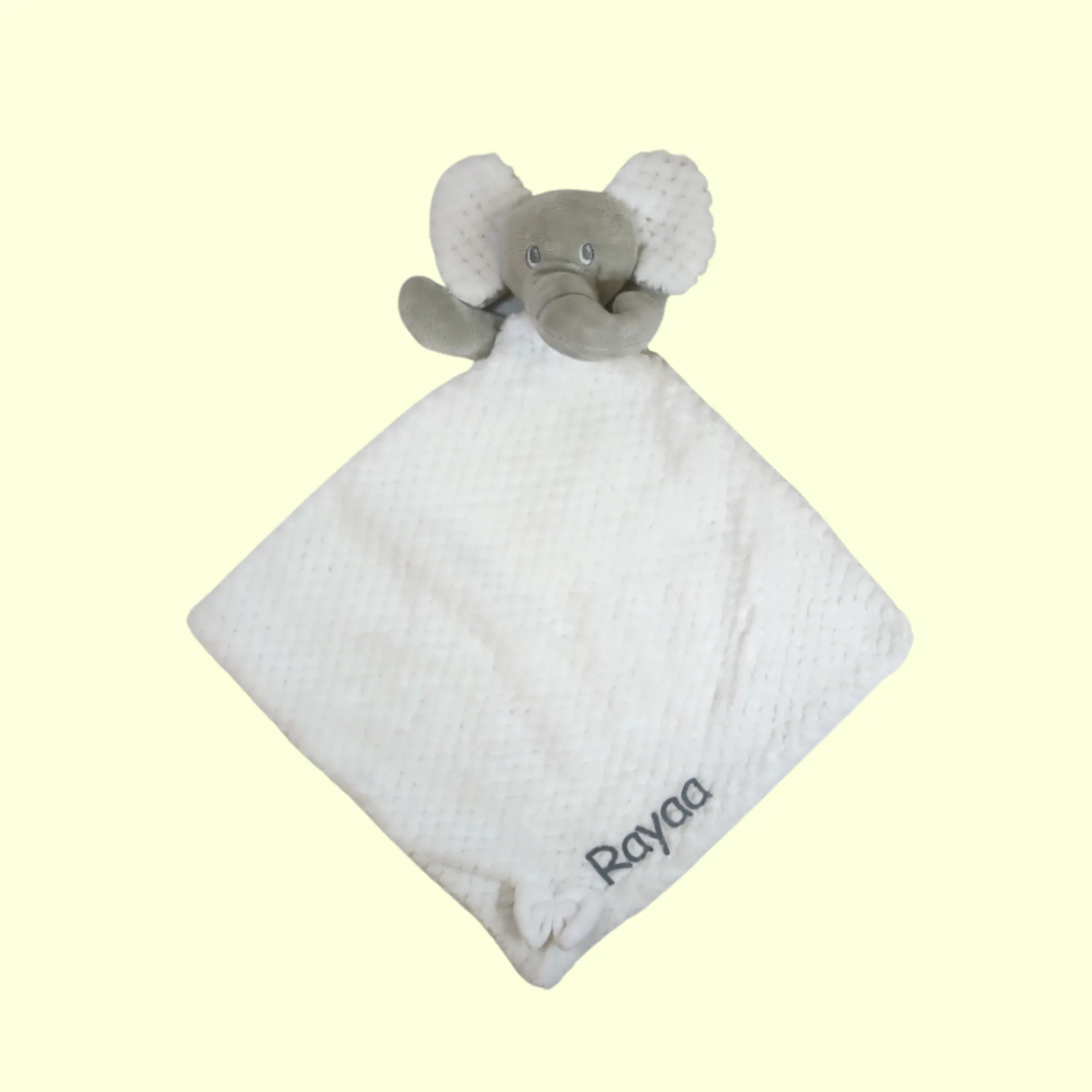 Personalised Medium Baby Keepsake Box Gift Hamper - Welcome To The World - White