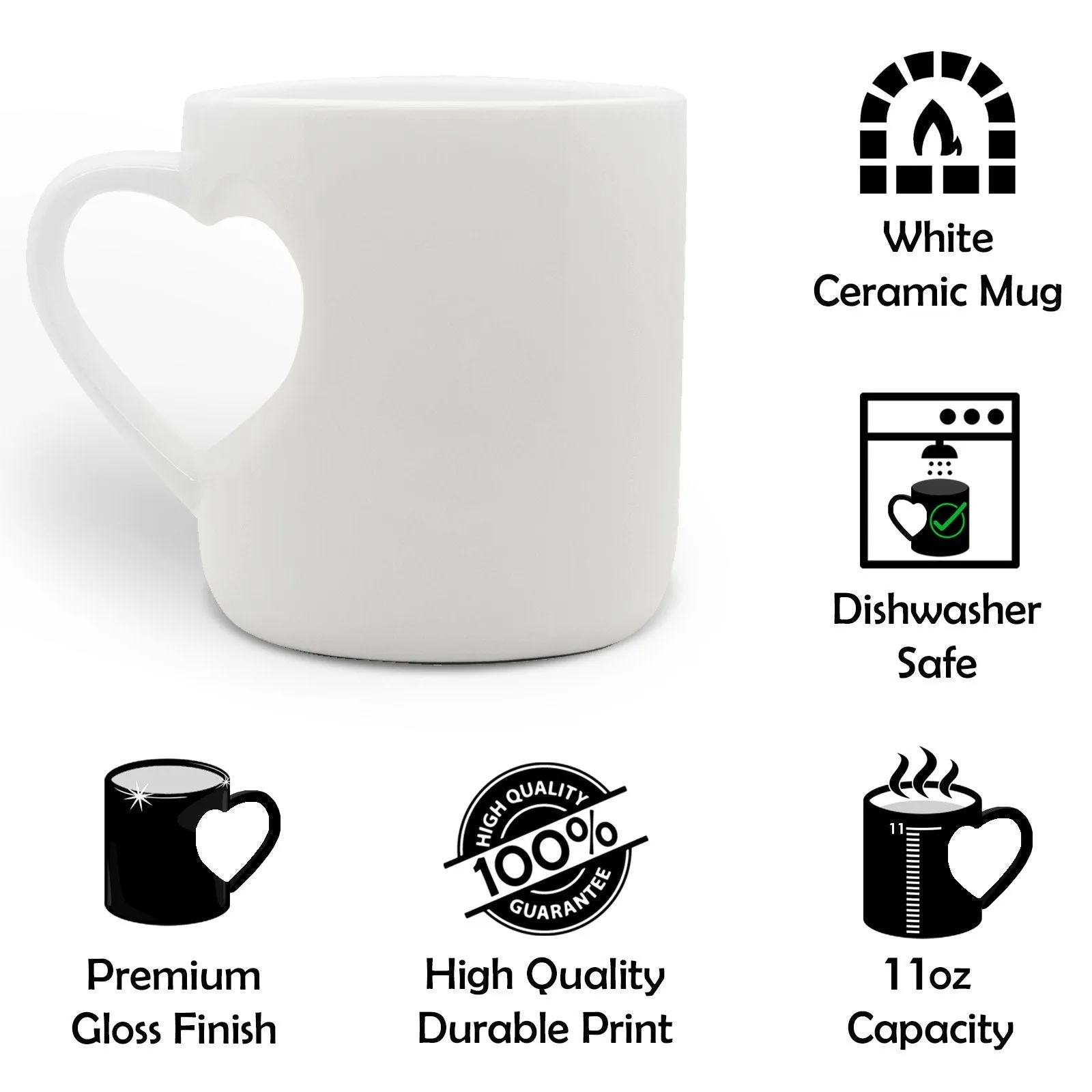 Personalised Mug with Stylish Text and Bunny Ears Lamb