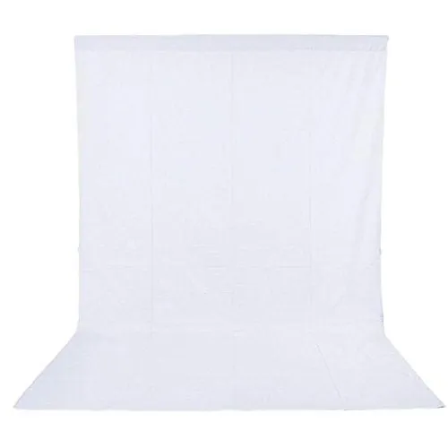 Phot-R 3x3m White Non-Woven Backdrop