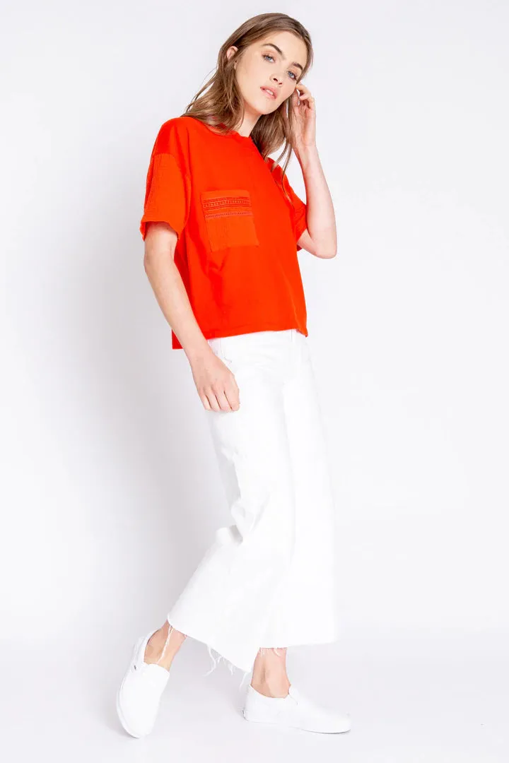 PJ Salvage Gauzin' Around Solid Short Sleeve