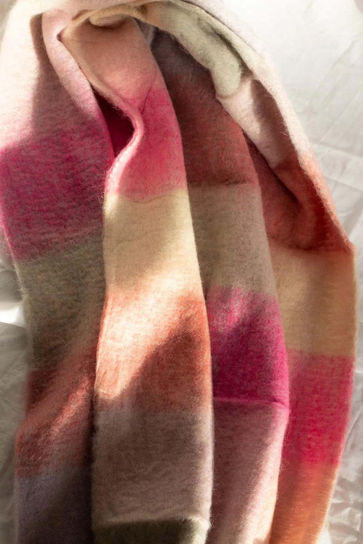 Plaid Warm Wrap Scarf