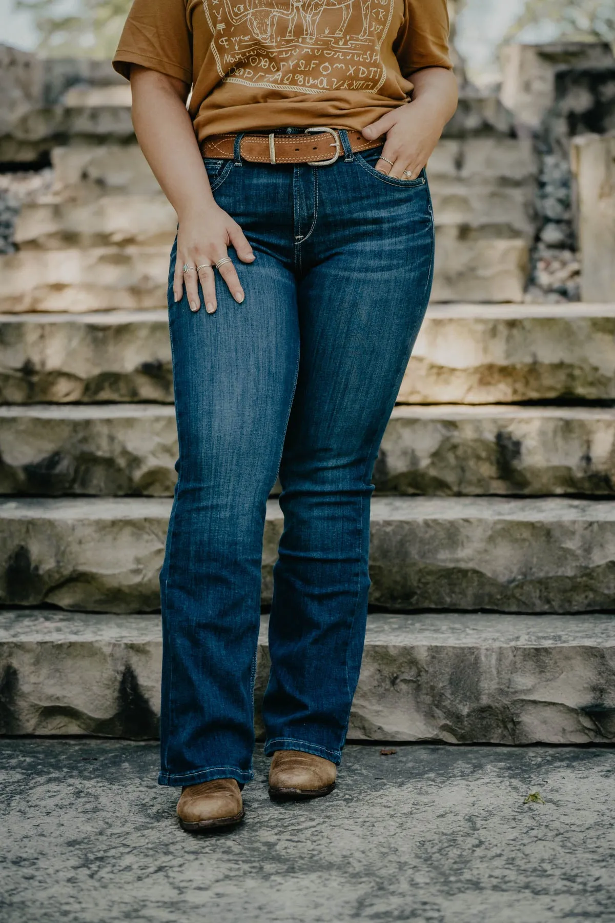 'Portland' High Rise Bootcut Jean by Ariat (24-34)