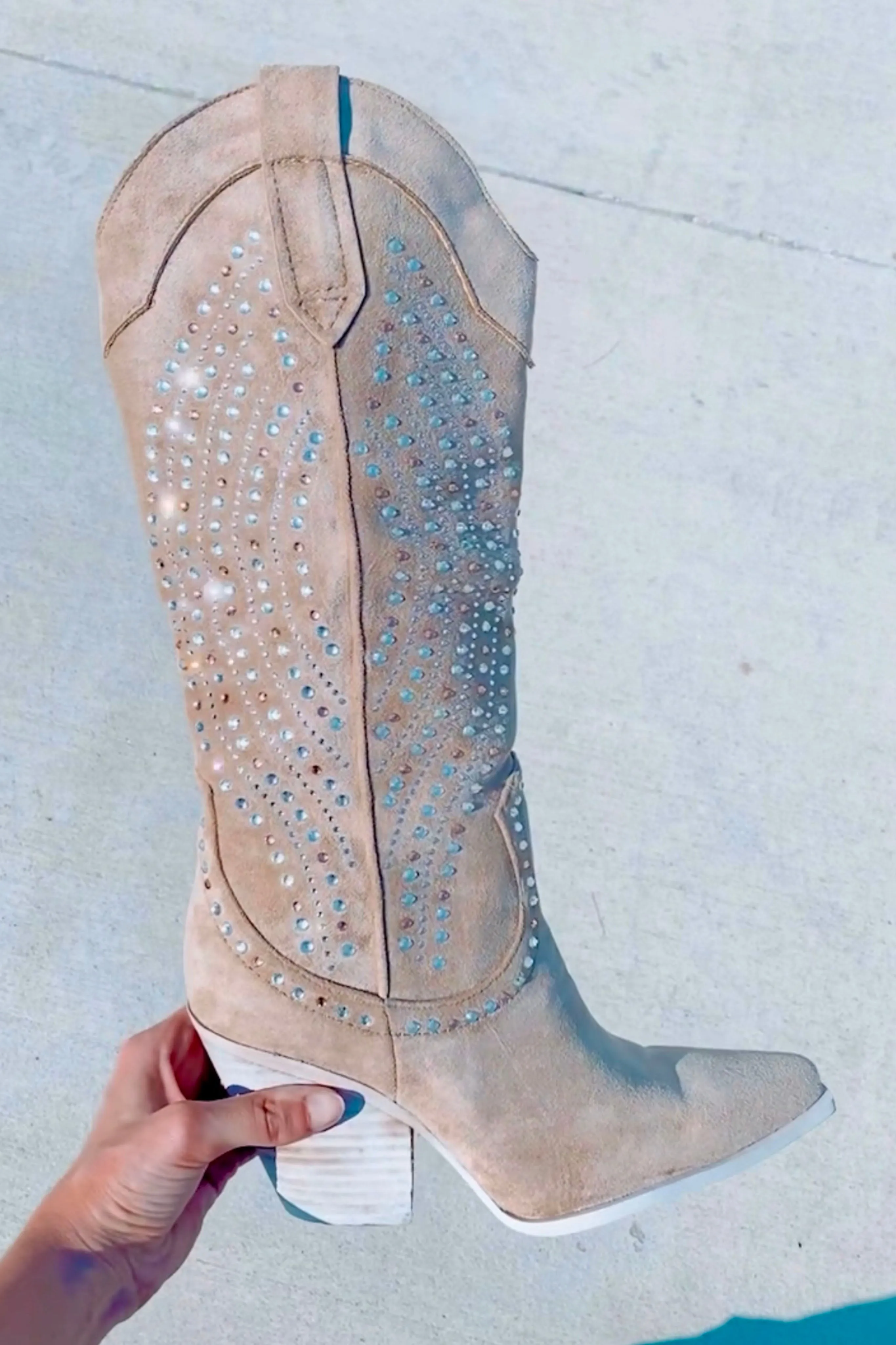 *Pre-Order* Knox Rhinestone Western Boots