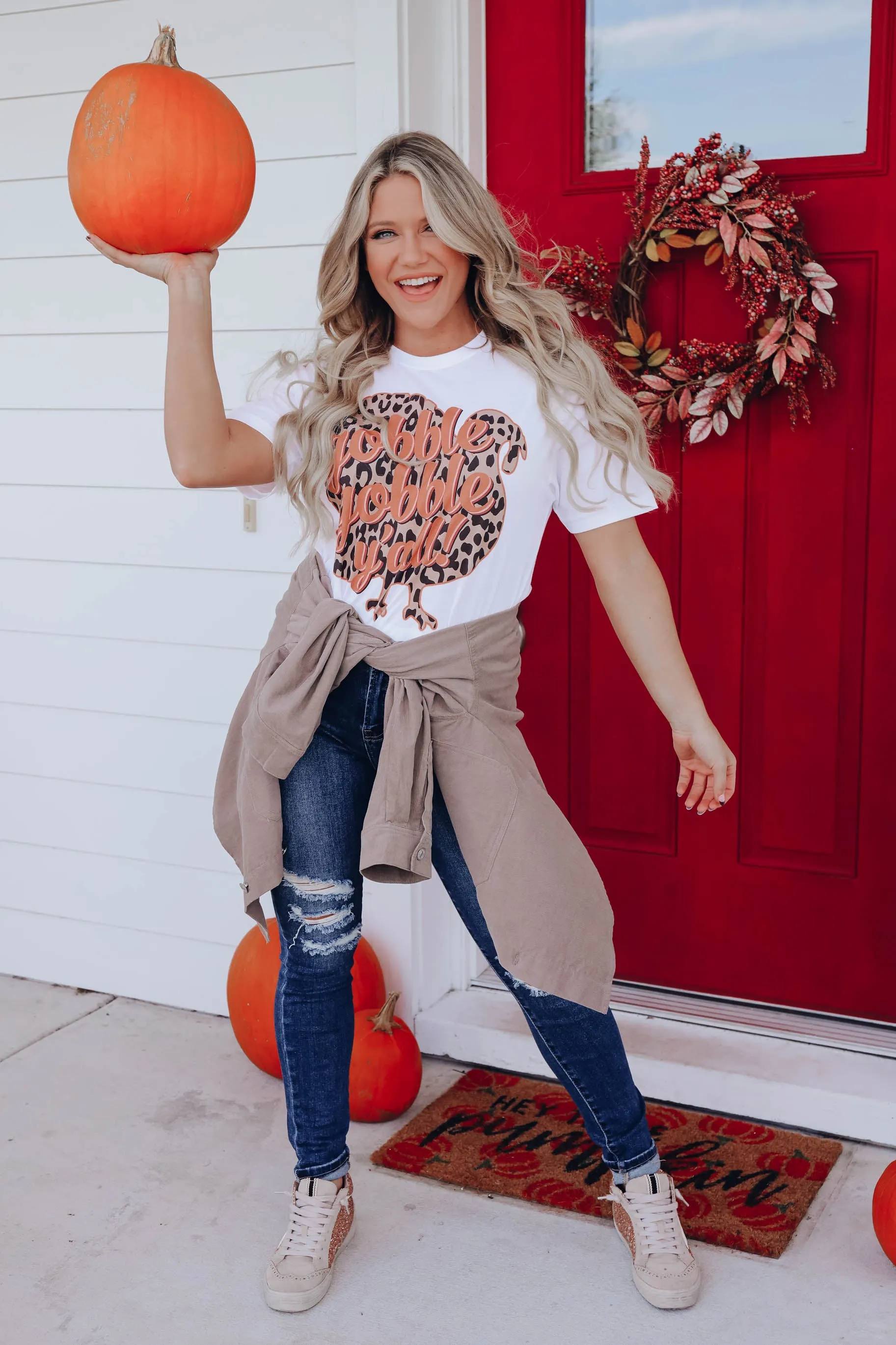 "Gobble Gobble Y'all!" Graphic Tee