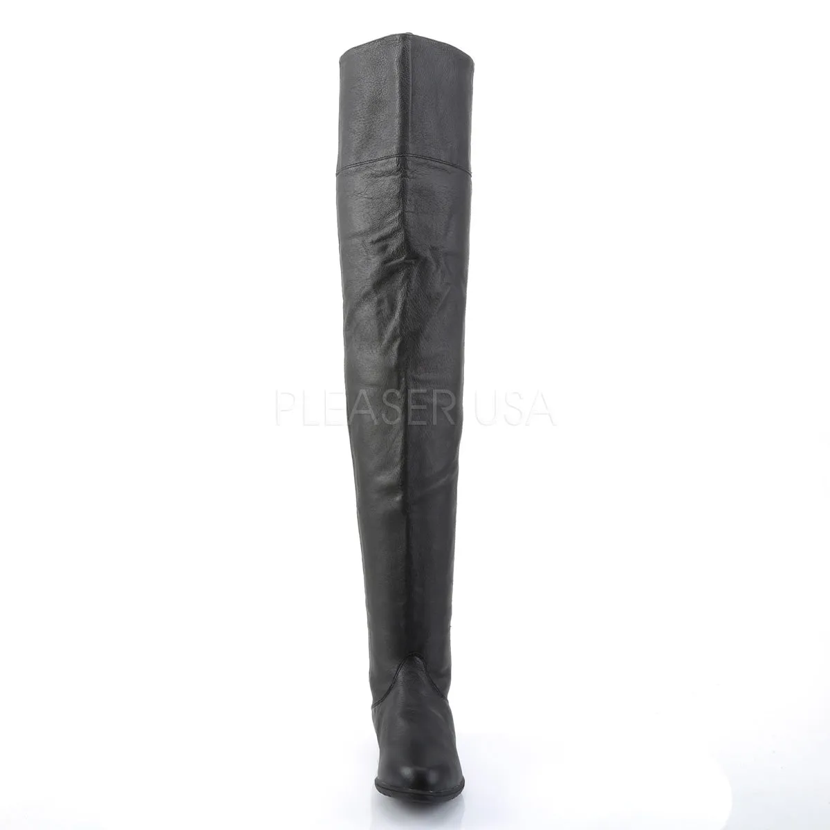 RAVEN-8826  Black Leather (P)